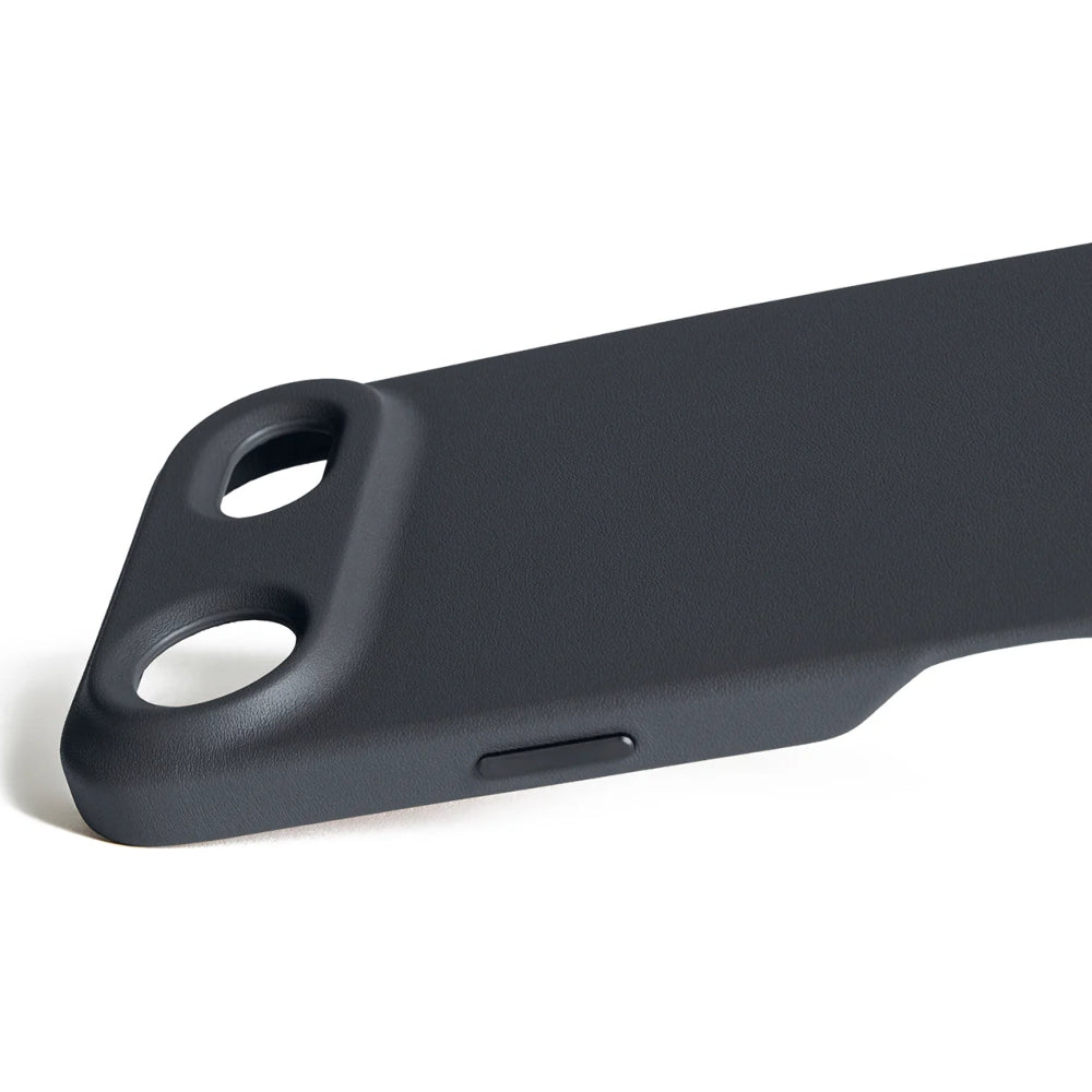 Handyhülle für iPhone Air, Mujjo Full Leather Case für MagSafe, Grau