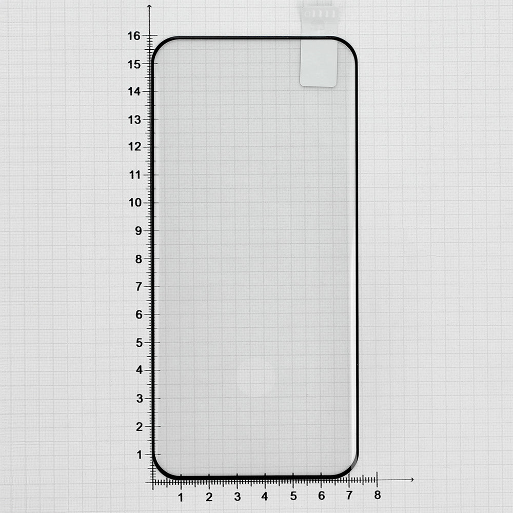 Gehärtetes Glas für Honor Magic7 Pro MyScreen Diamond Glass Edge 3D, Schwarzer Rahmen