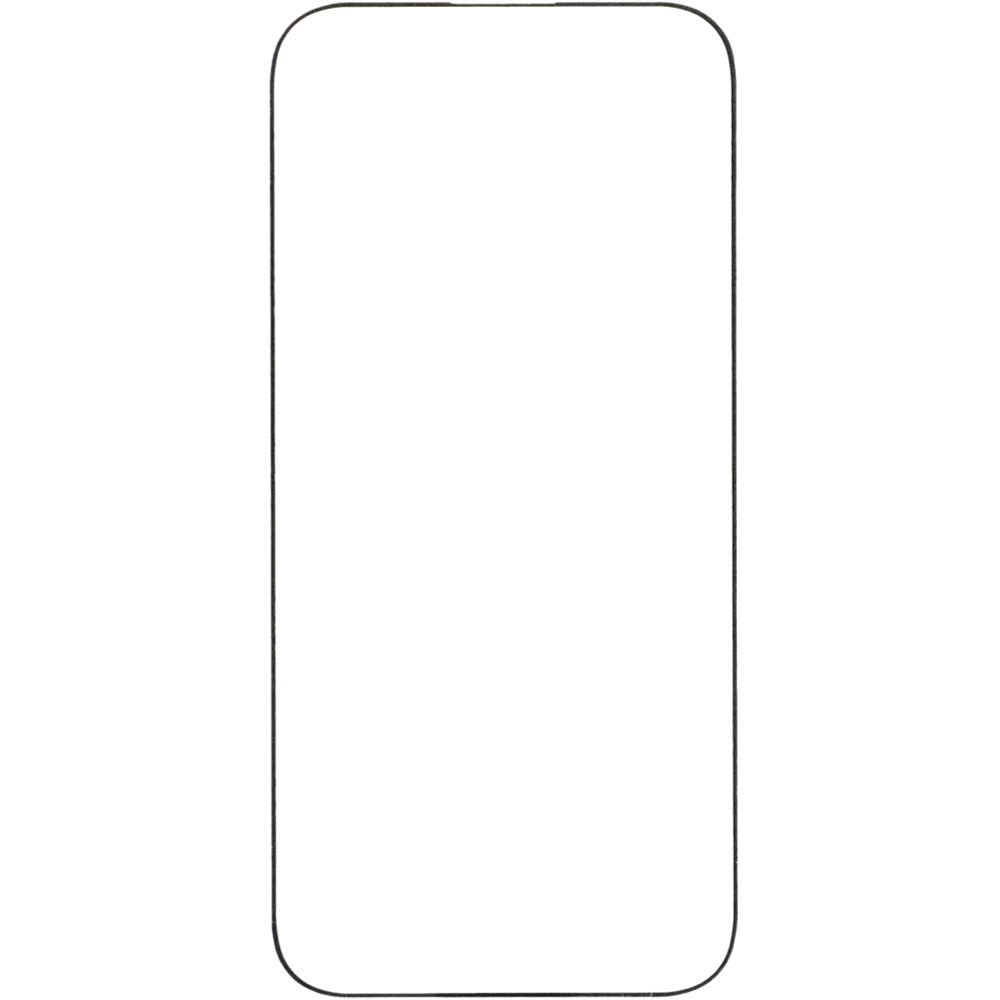 Gehärtetes Glas für iPhone 14 Pro, MyScreen Diamond Glass Ultra, Schwarzer Rahmen