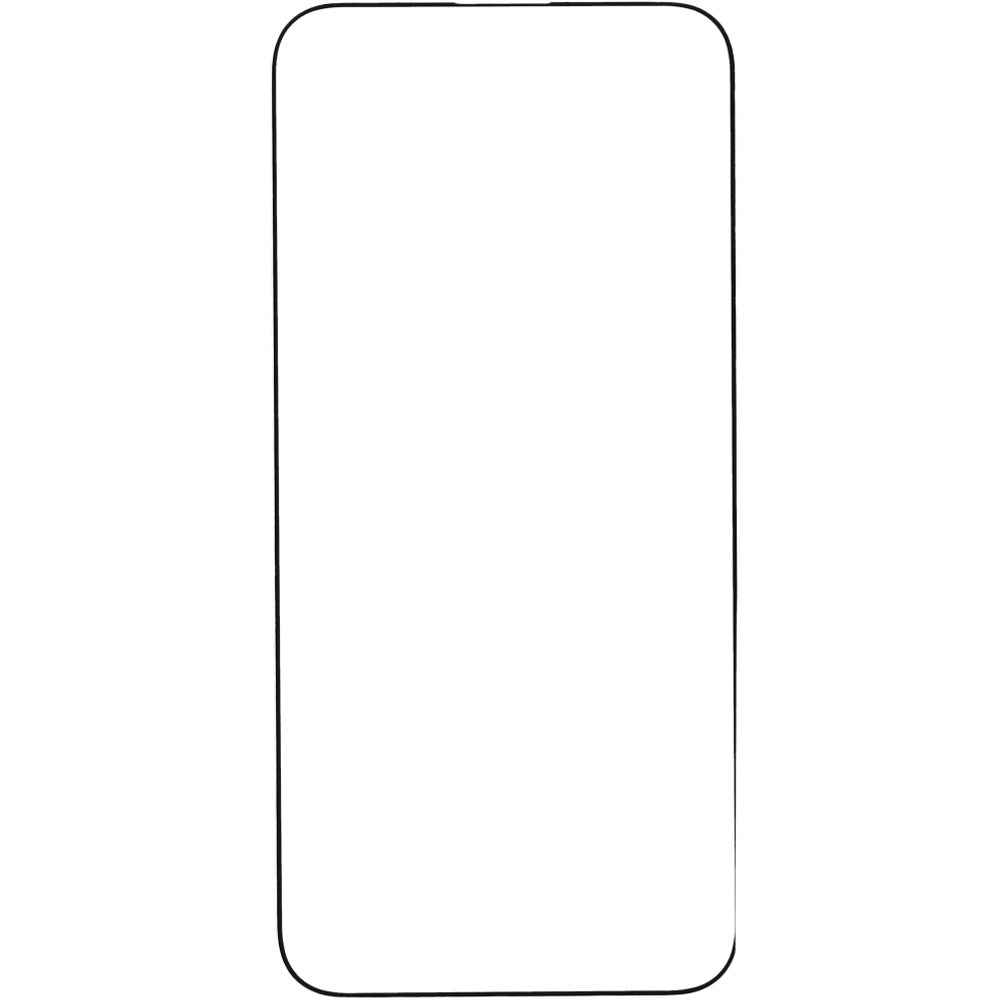 Gehärtetes Glas für iPhone 15 Pro Max, MyScreen Diamond Glass Ultra, Schwarzer Rahmen
