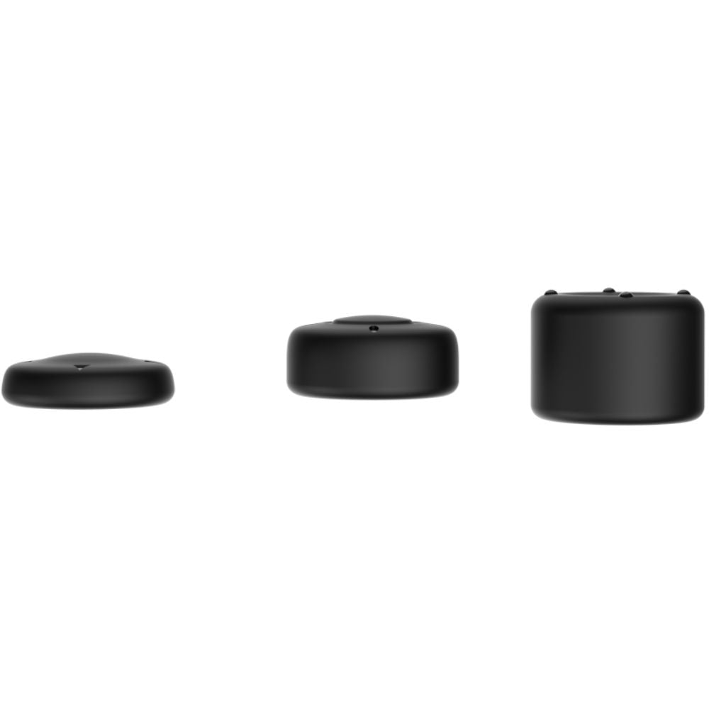 Joystickkappen für Nintendo Switch 2, YAXO Thumbstick Set, Schwarz