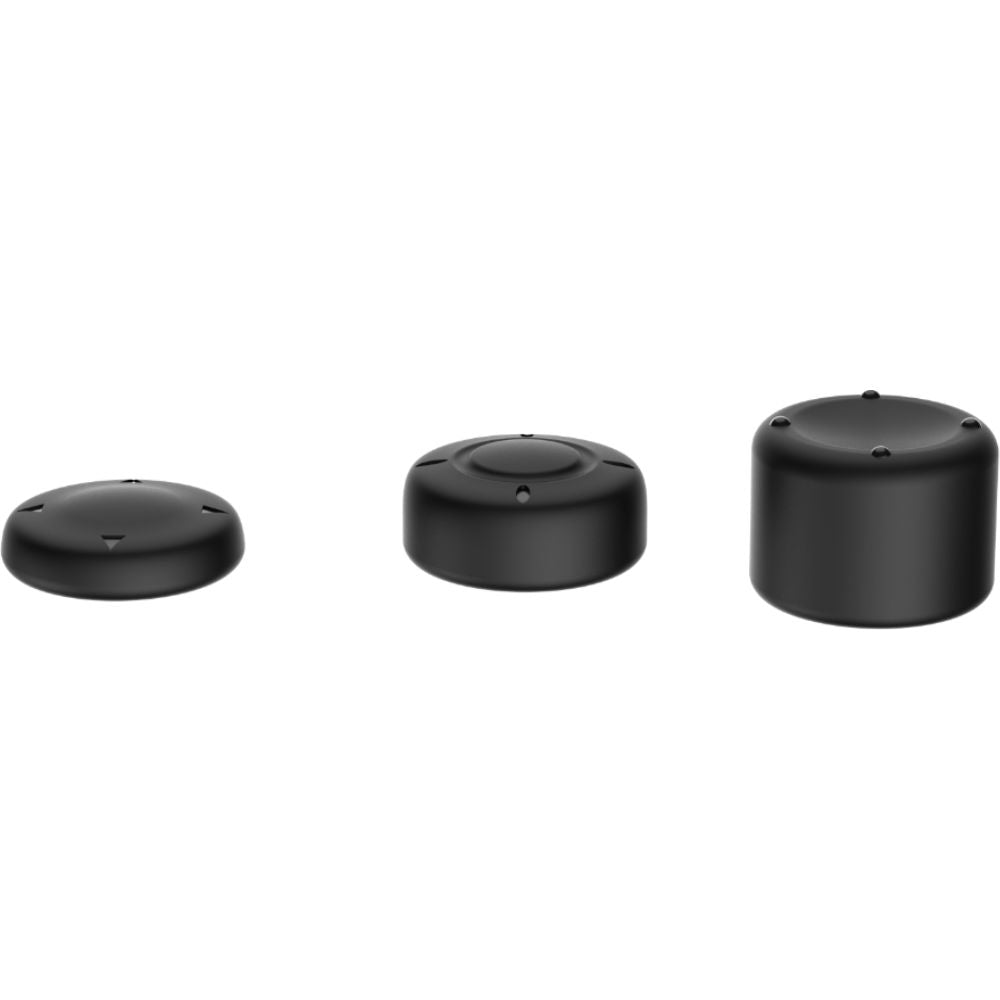 Joystickkappen für Nintendo Switch 2, YAXO Thumbstick Set, Schwarz
