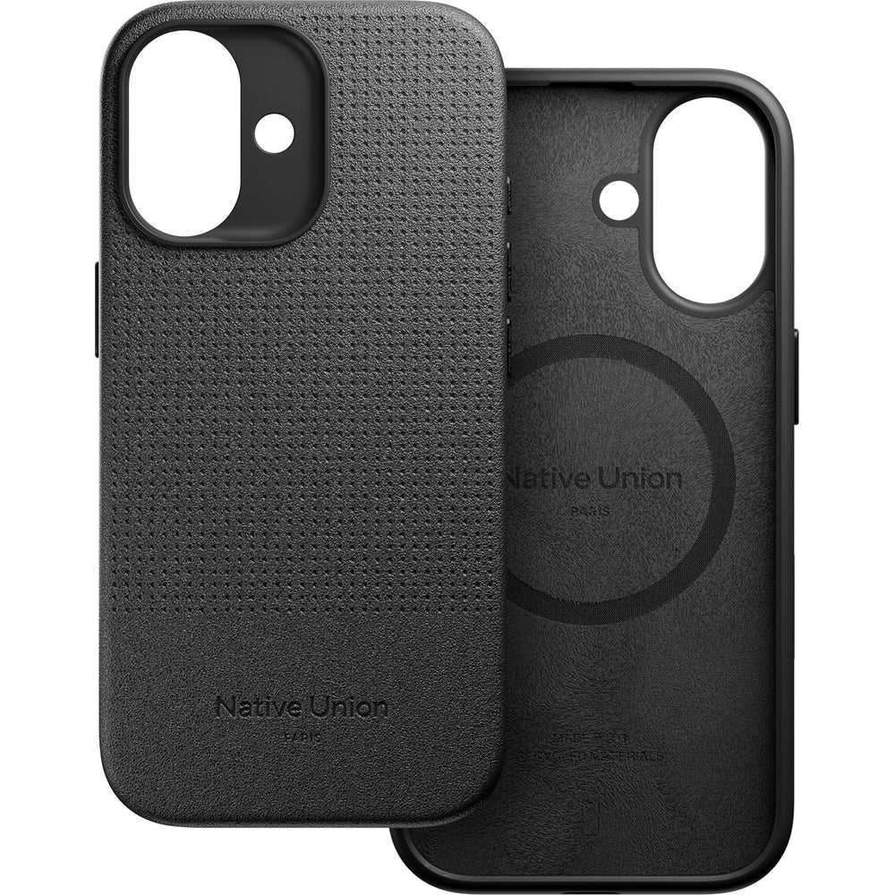 Handyhülle für iPhone 17, Native Union Active Case mit MagSafe, Schwarz