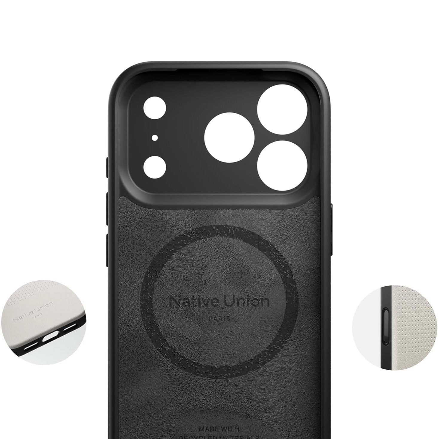 Handyhülle für iPhone 17 Pro Max, Native Union Active Case mit MagSafe, Beige