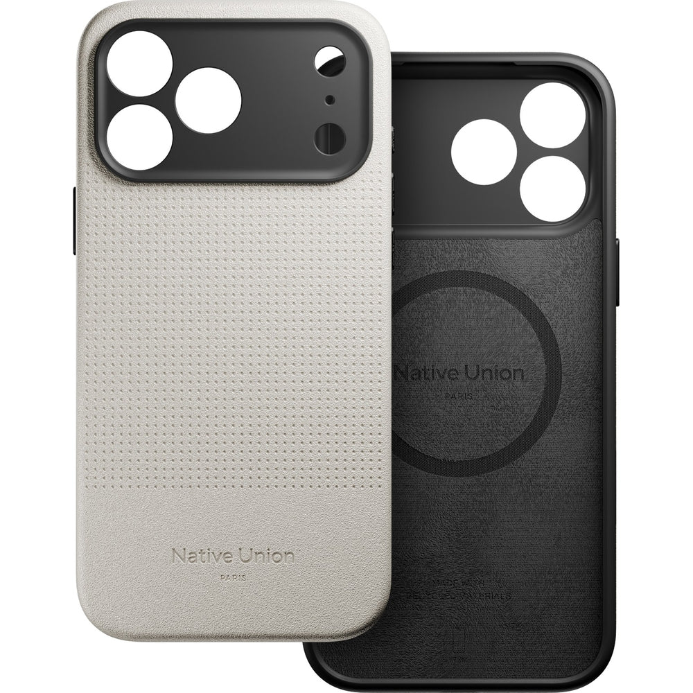 Handyhülle für iPhone 17 Pro Max, Native Union Active Case mit MagSafe, Beige