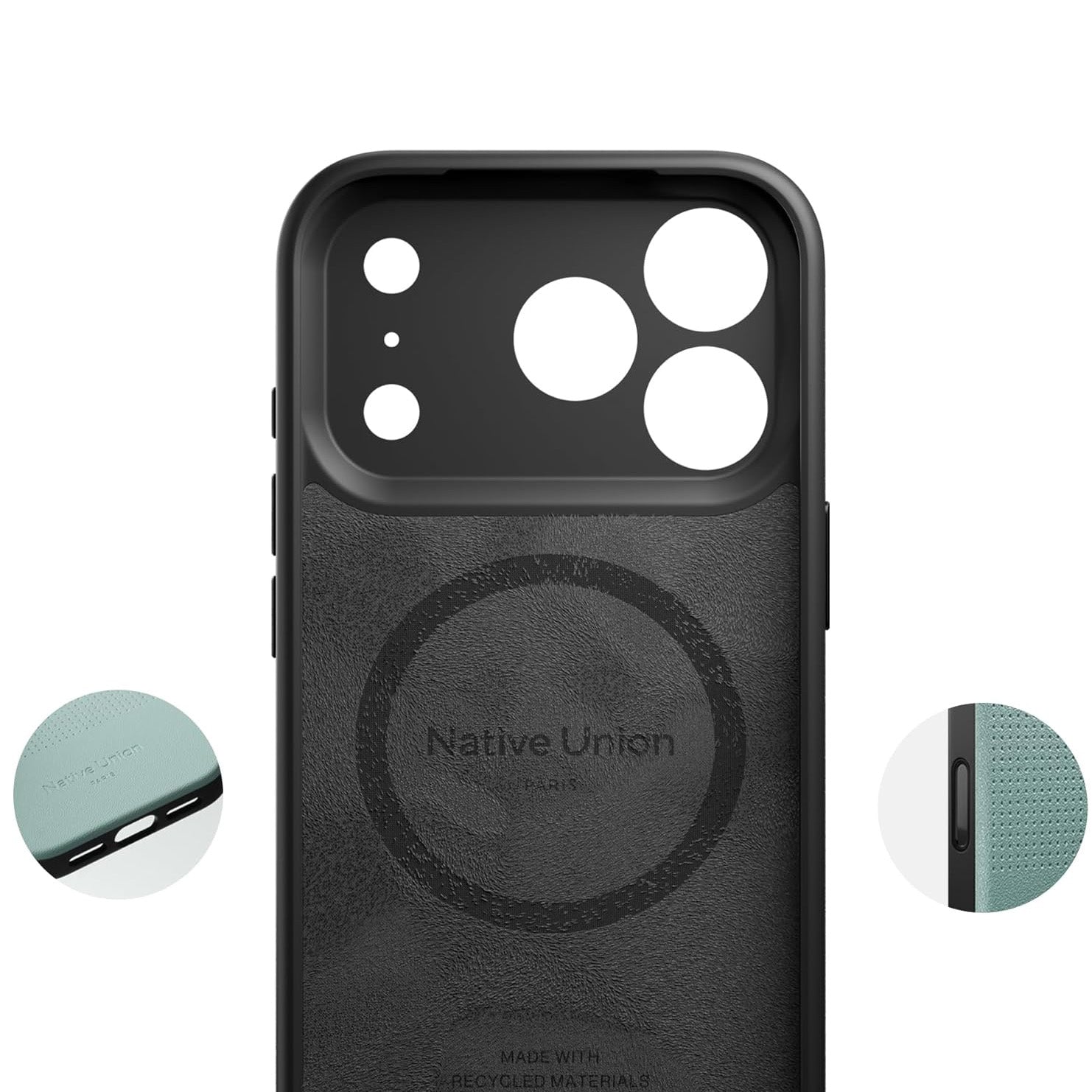 Handyhülle für iPhone 17 Pro Max, Native Union Active Case mit MagSafe, Grün