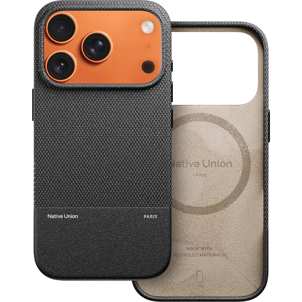 Handyhülle für iPhone 17 Pro, Native Union (RE)Classic mit MagSafe, Schwarz