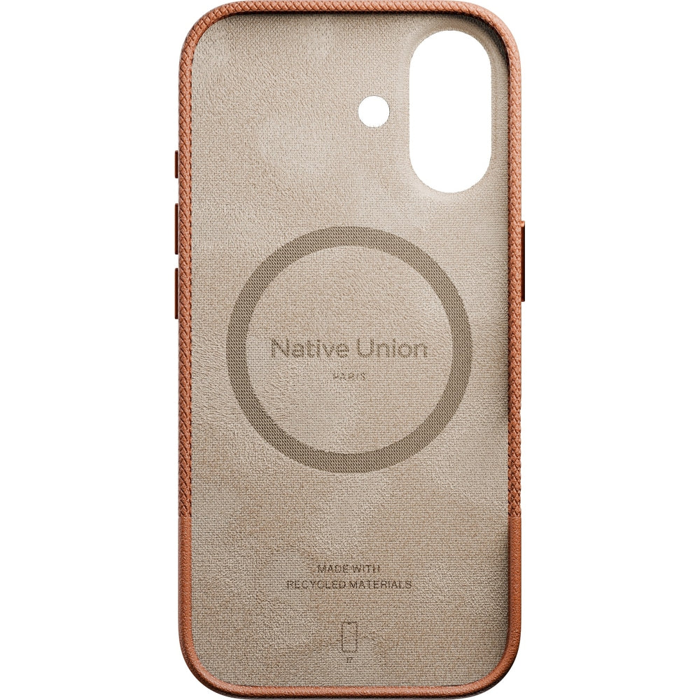 Handyhülle für iPhone 17, Native Union (RE)Classic mit MagSafe, Braun
