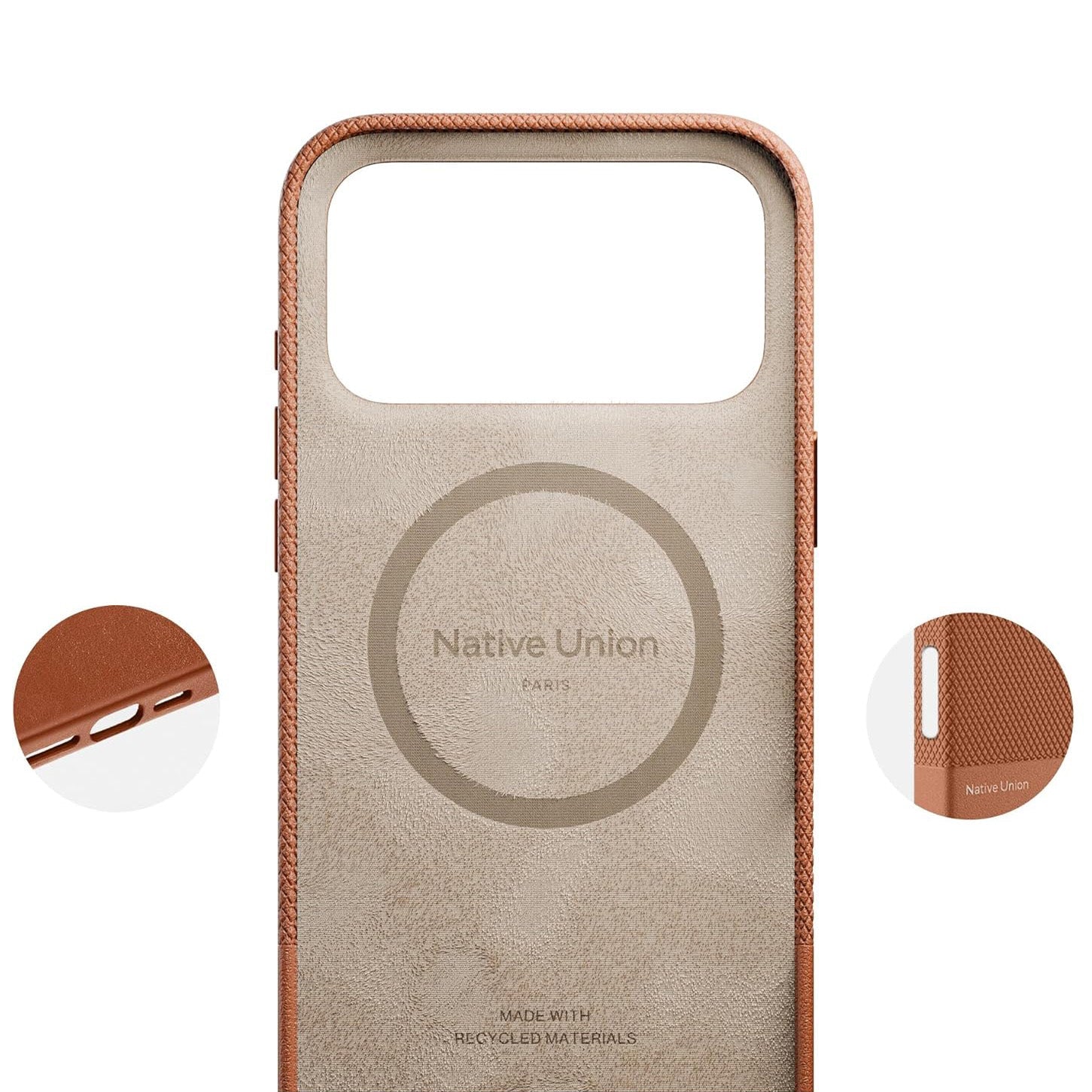 Handyhülle für iPhone 17 Pro, Native Union (RE)Classic mit MagSafe, Braun