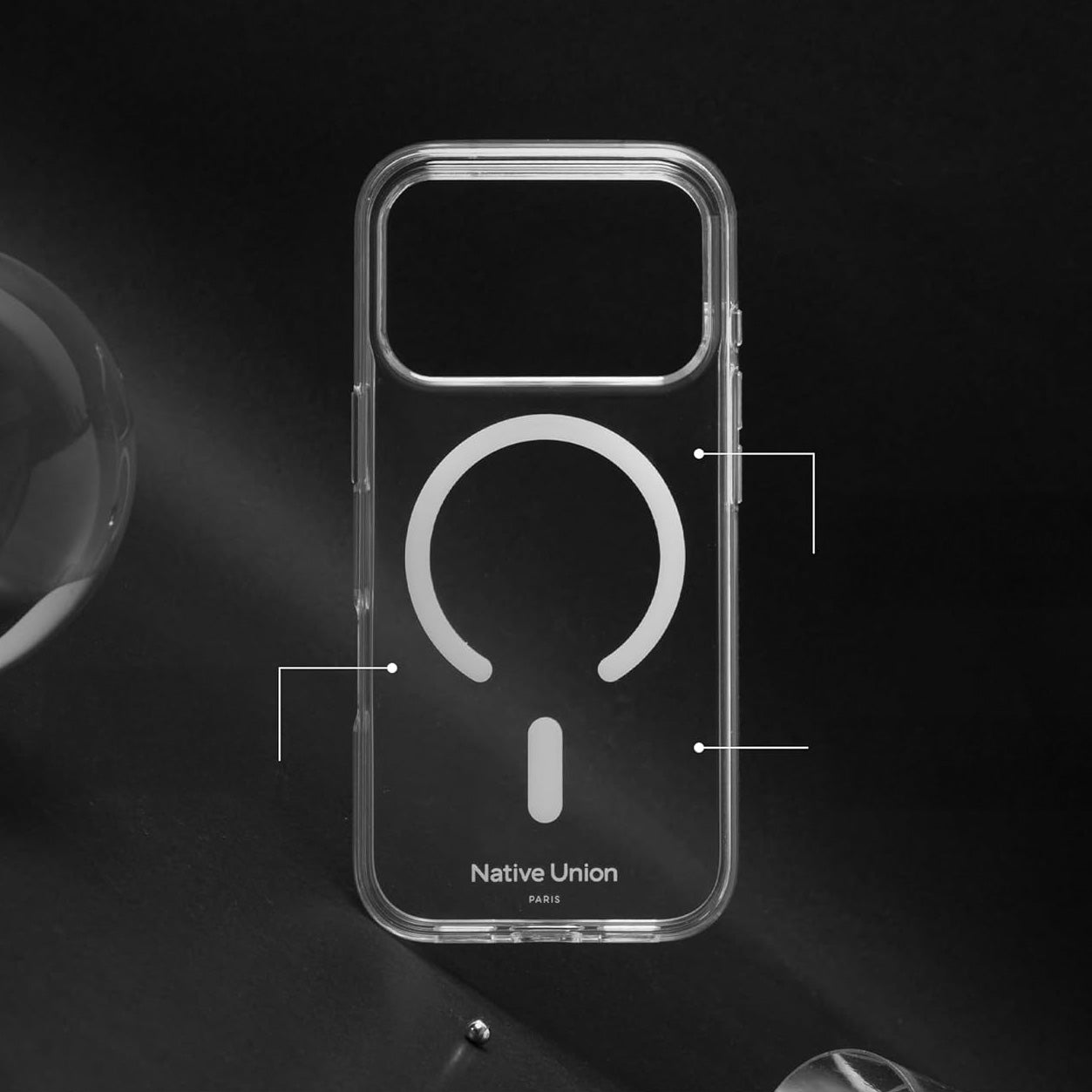 Handyhülle für iPhone 17, Native Union (RE)Clear mit MagSafe, Transparent