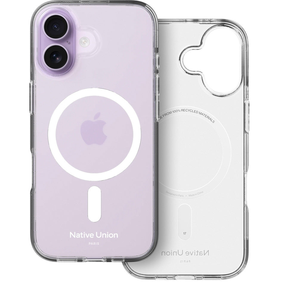 Handyhülle für iPhone 17, Native Union (RE)Clear mit MagSafe, Transparent