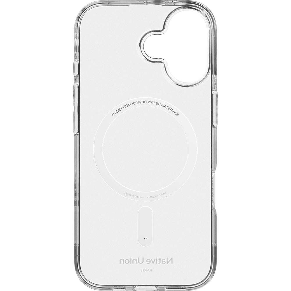 Handyhülle für iPhone 17, Native Union (RE)Clear mit MagSafe, Transparent