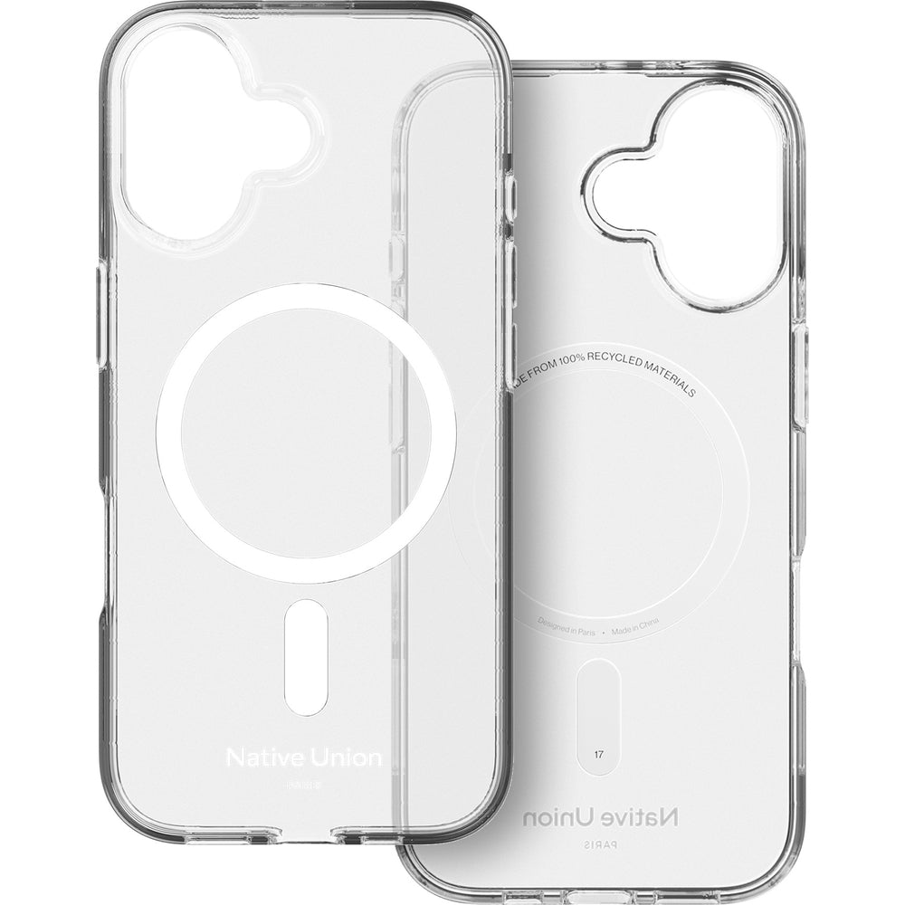 Handyhülle für iPhone 17, Native Union (RE)Clear mit MagSafe, Transparent