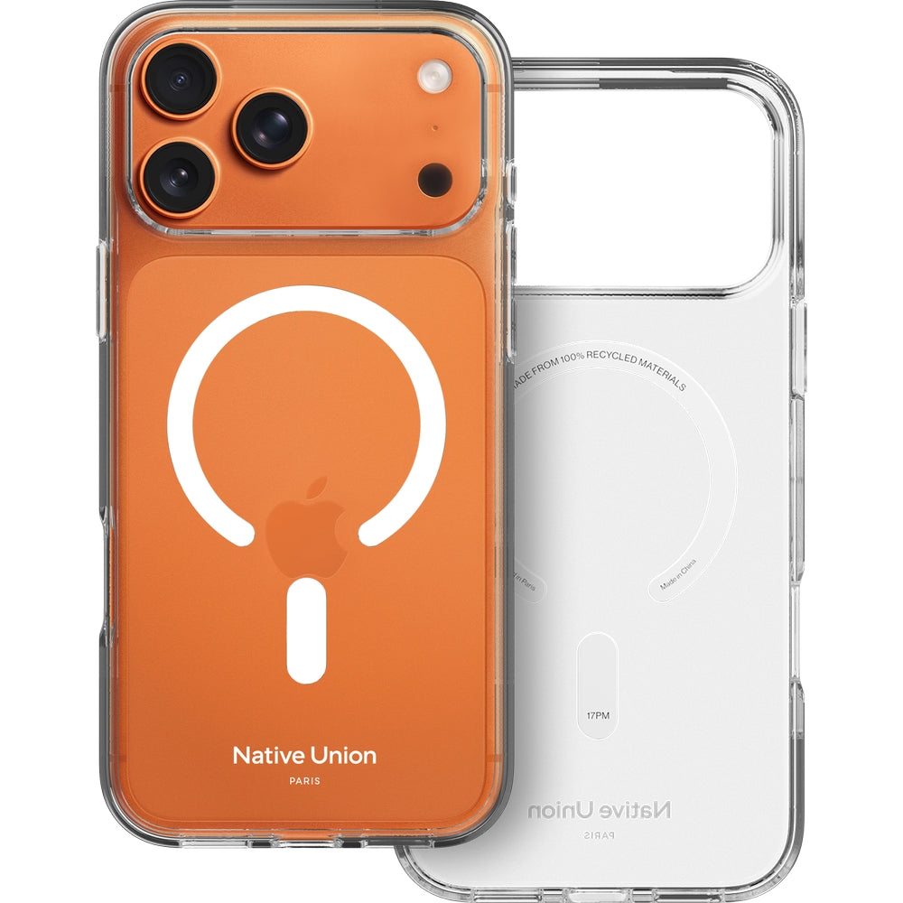 Handyhülle für iPhone 17 Pro Max, Native Union (RE)Clear mit MagSafe, Transparent