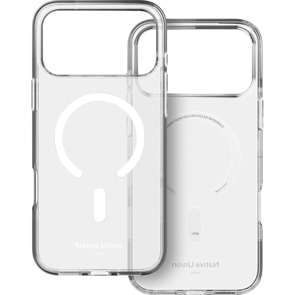 Handyhülle für iPhone 17 Pro Max, Native Union (RE)Clear mit MagSafe, Transparent