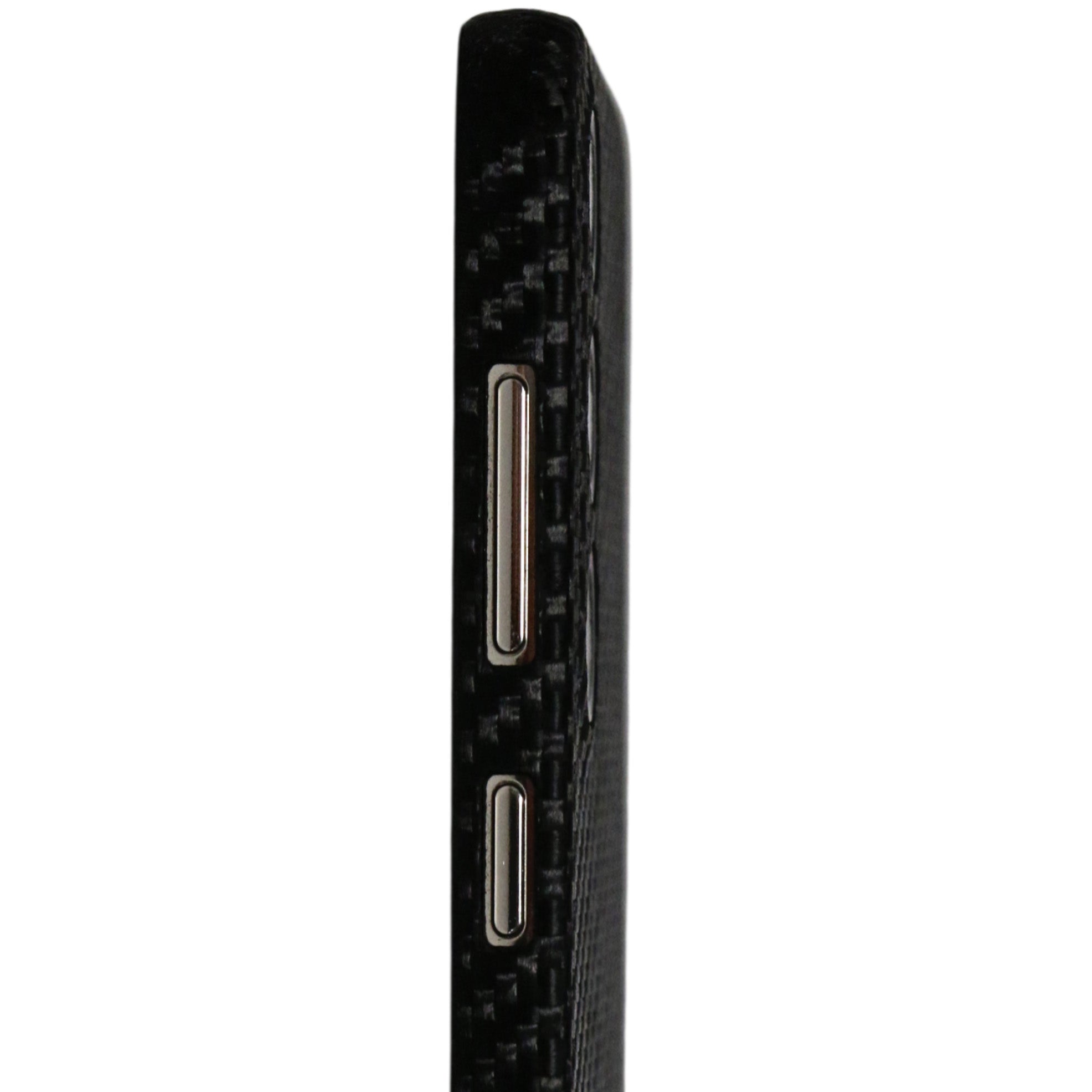 Handyhülle für Galaxy S26, Nevox Carbon Series Magnet, Schwarz