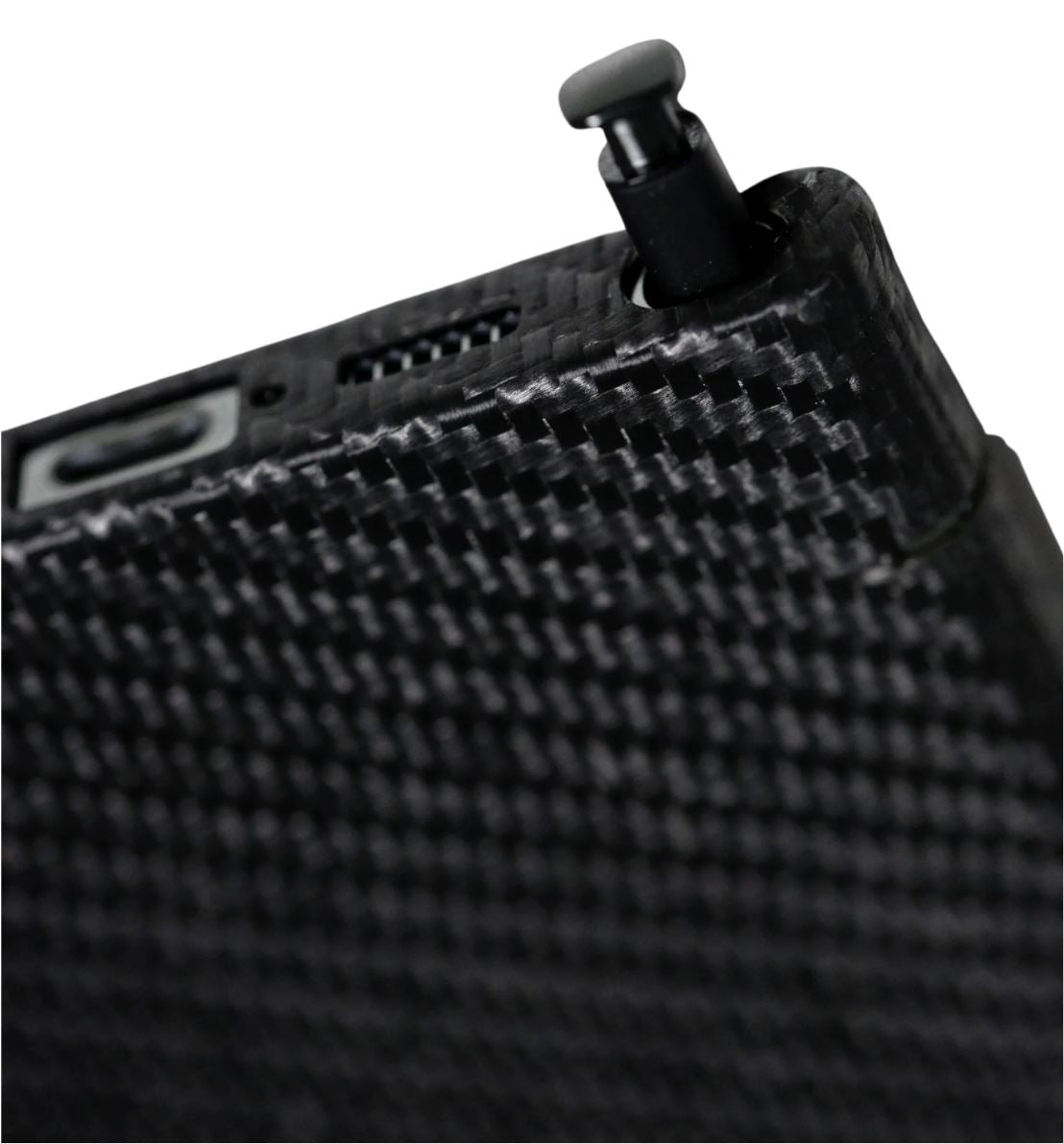 Handyhülle für Galaxy S26 Ultra, Nevox Carbon Series Magnet, Schwarz