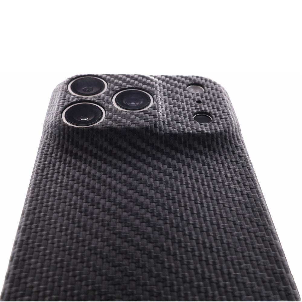 Handyhülle für iPhone 17 Pro, Nevox CarbonSeries Magnet Series, Schwarz