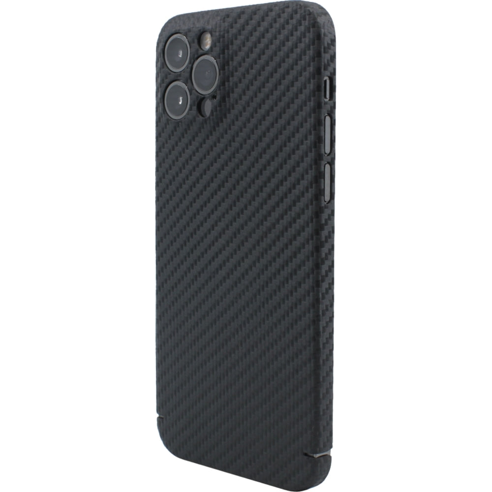 Schutzhülle für Apple iPhone 16 Pro Max Nevox CarbonSeries, Schwarz