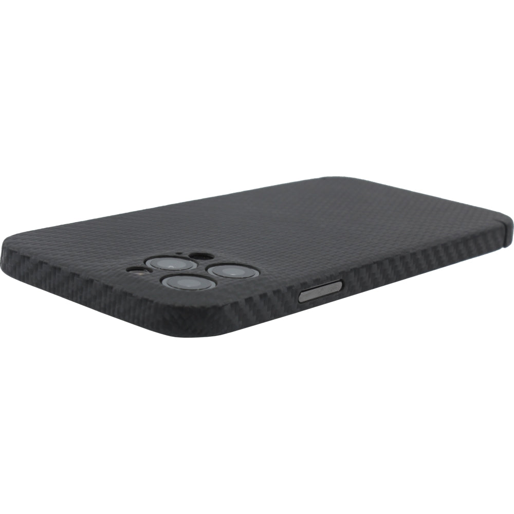 Schutzhülle für Apple iPhone 16 Pro Max Nevox CarbonSeries, Schwarz