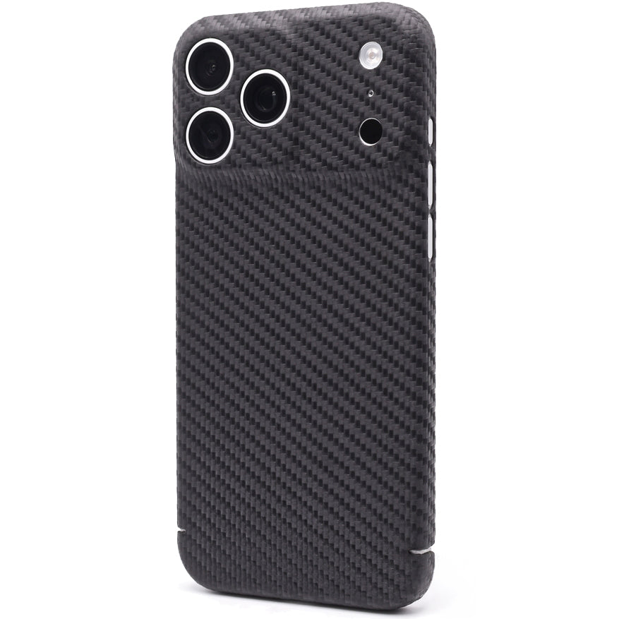 Handyhülle für Apple iPhone 17 Pro Max, Nevox CarbonSeries, Schwarz