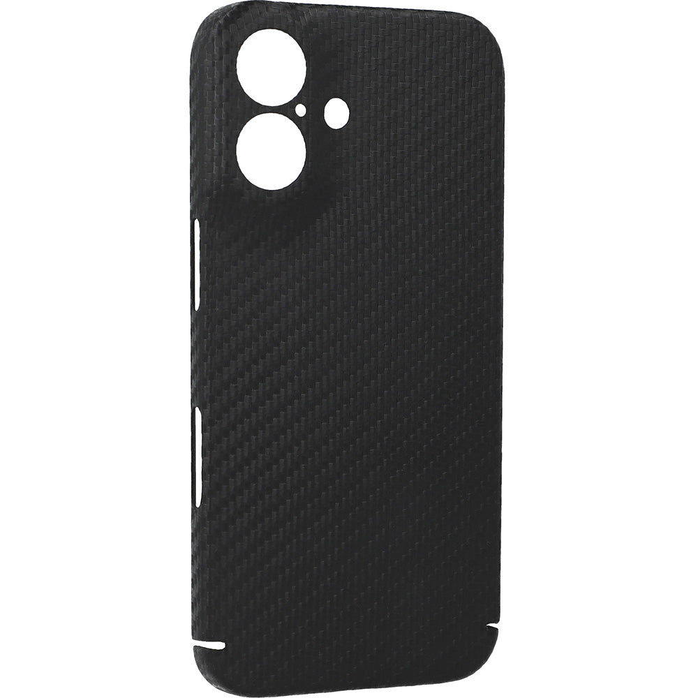Schutzhülle für Apple iPhone 16 Nevox CarbonSeries, Schwarz
