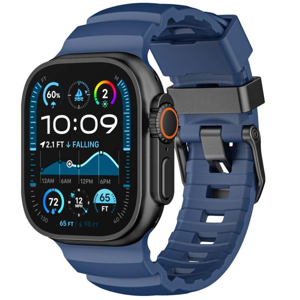 Armband YAXO Rugged Evo Sport Band für Apple Watch 44/45/46/49 mm, dunkelblau (1/9)