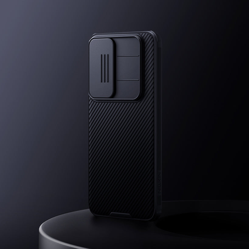 Handyhülle für Galaxy S25 FE, Nillkin CamShield Pro Magnetic mit MagSafe, Schwarz