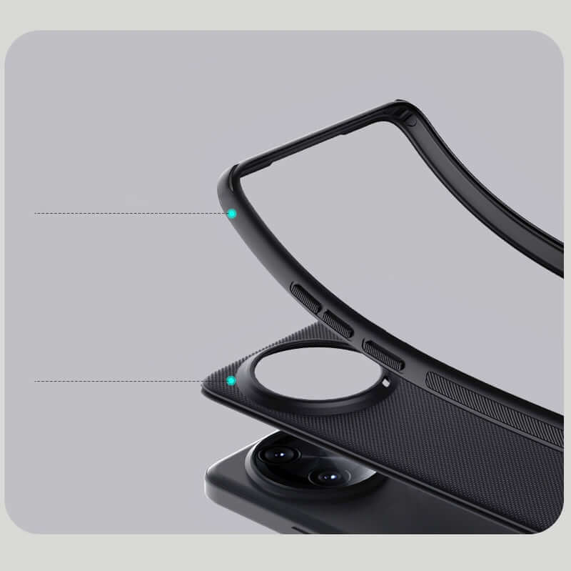 Handyhülle für Xiaomi POCO F7 Ultra, Nillkin Frosted Shield Pro Magnetic, Schwarz