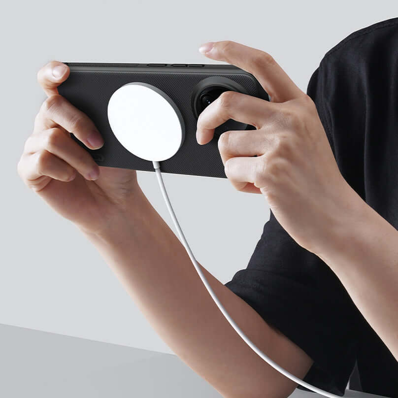 Handyhülle für Xiaomi POCO F7 Ultra, Nillkin Frosted Shield Pro Magnetic, Schwarz