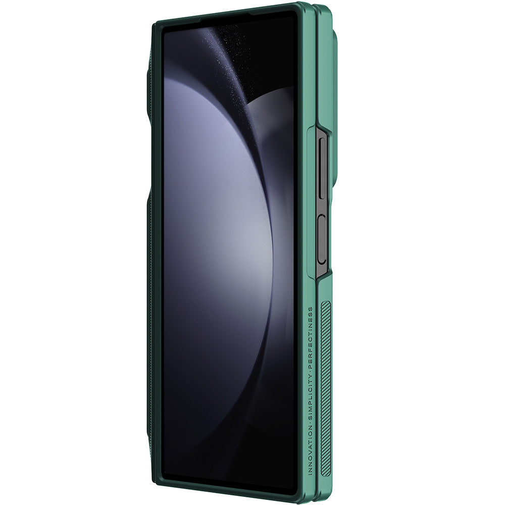 Handyhülle mit Kameraschutz für Galaxy Z Fold6, Nillkin CamShield Fold Pen, Dunkelgrün