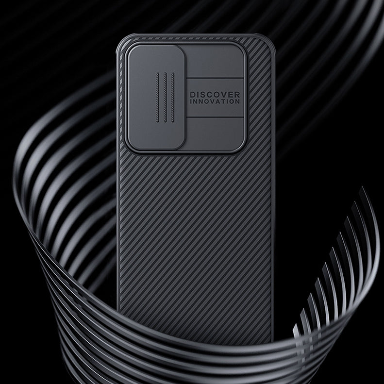 Handyhülle für Samsung Galaxy S24 FE, Nillkin CamShield Pro, Schwarz