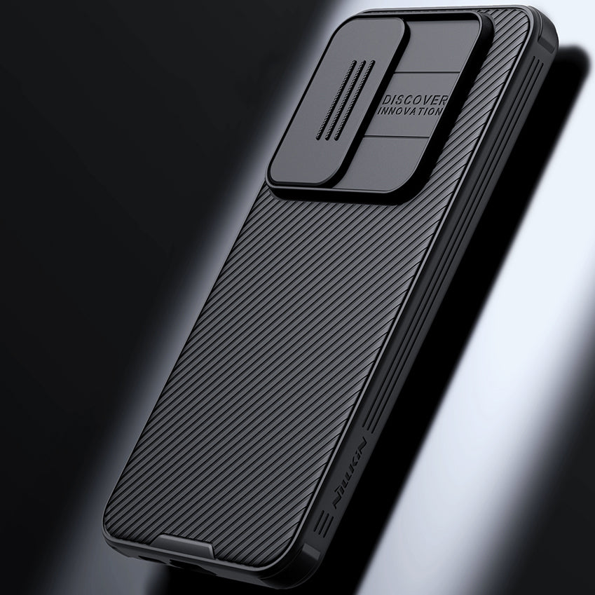 Handyhülle für Samsung Galaxy S24 FE, Nillkin CamShield Pro, Schwarz
