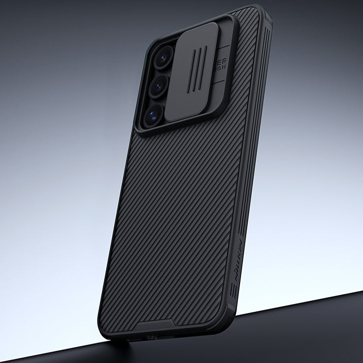 Handyhülle für Samsung Galaxy S24 FE, Nillkin CamShield Pro, Schwarz