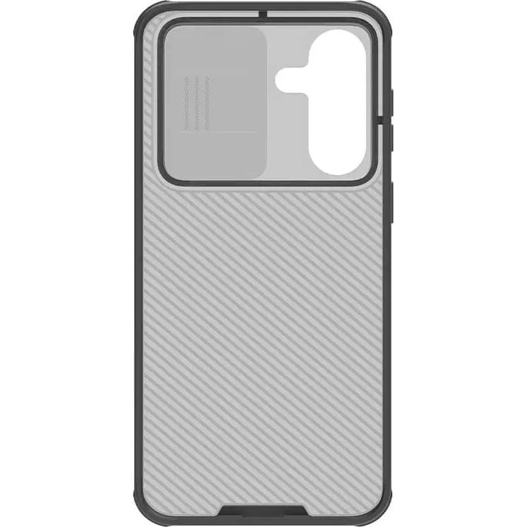Handyhülle mit Kameraschutz für Galaxy A37, Nillkin CamShield Pro, Durchscheinend mit schwarzen Rahmen