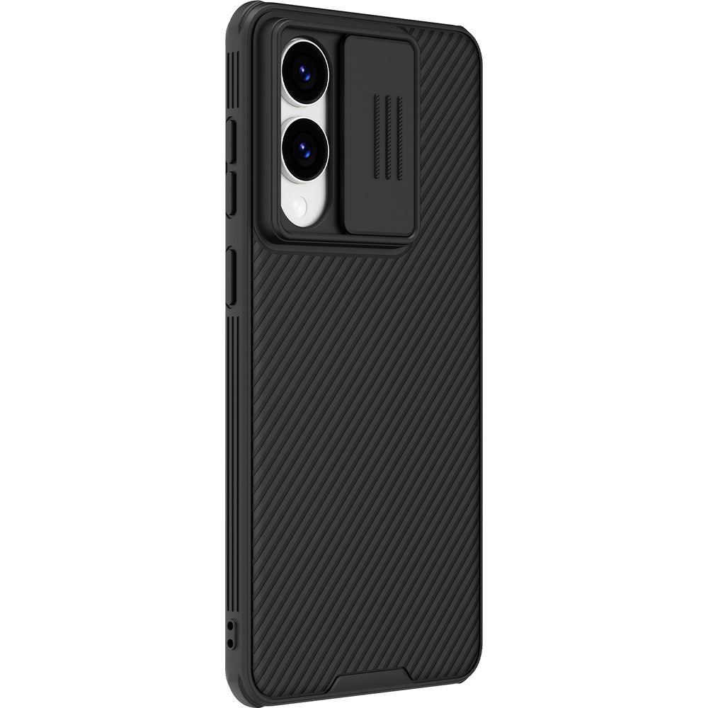 Handyhülle mit Kameraschutz für Galaxy S25 Edge, Nillkin CamShield Pro, Schwarz