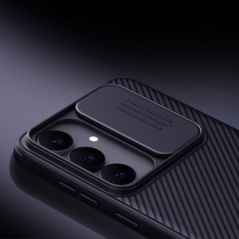 Handyhülle für Galaxy S25 FE, Nillkin CamShield Pro, Schwarz