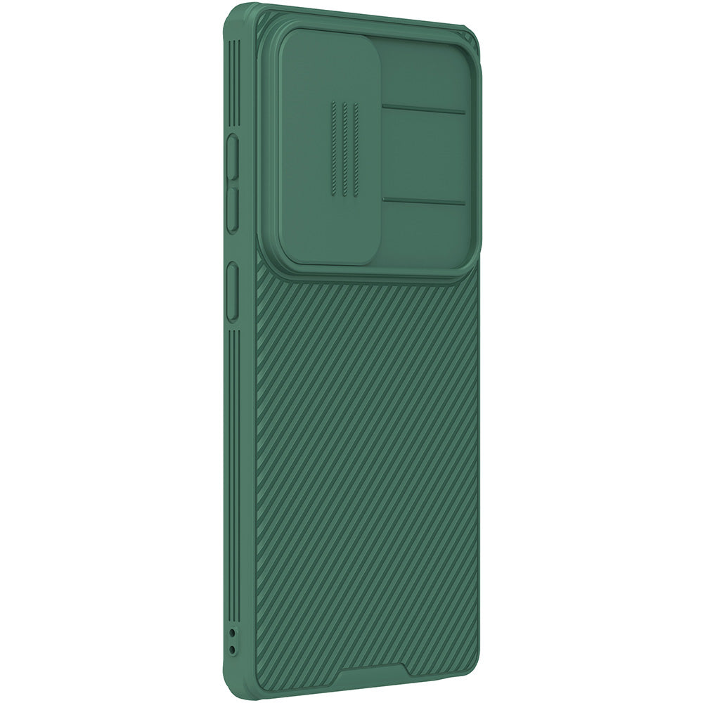 Handyhülle für Galaxy S25 Ultra, Nillkin CamShield Pro, Dunkelgrün