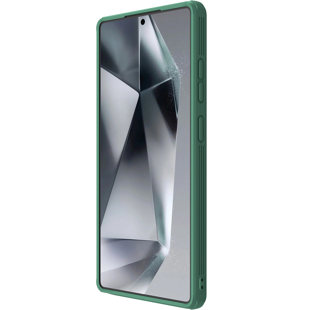 Handyhülle für Galaxy S25 Ultra, Nillkin CamShield Pro, Dunkelgrün