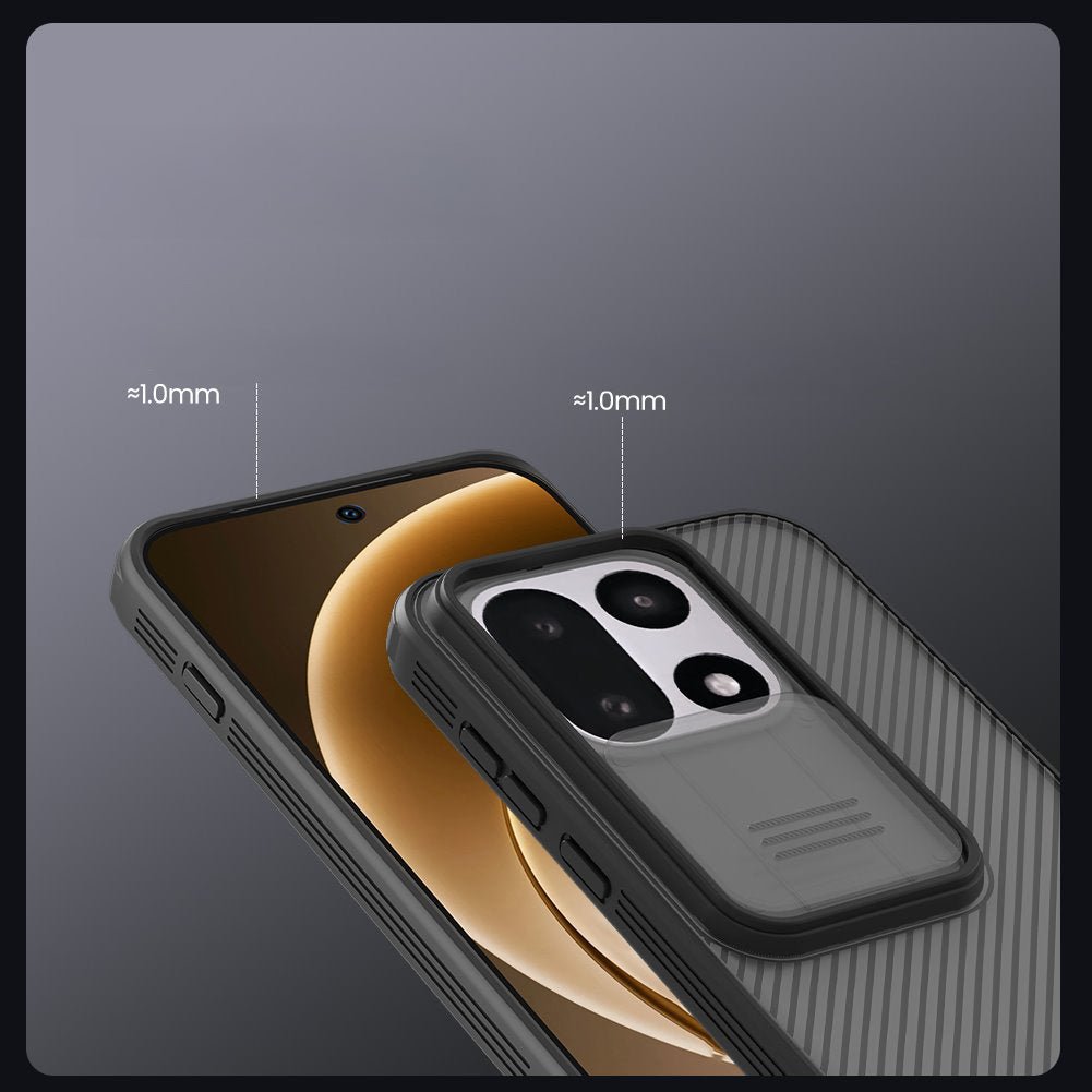 Handyhülle für OnePlus 15, Nillkin CamShield Pro, Rauchfarben