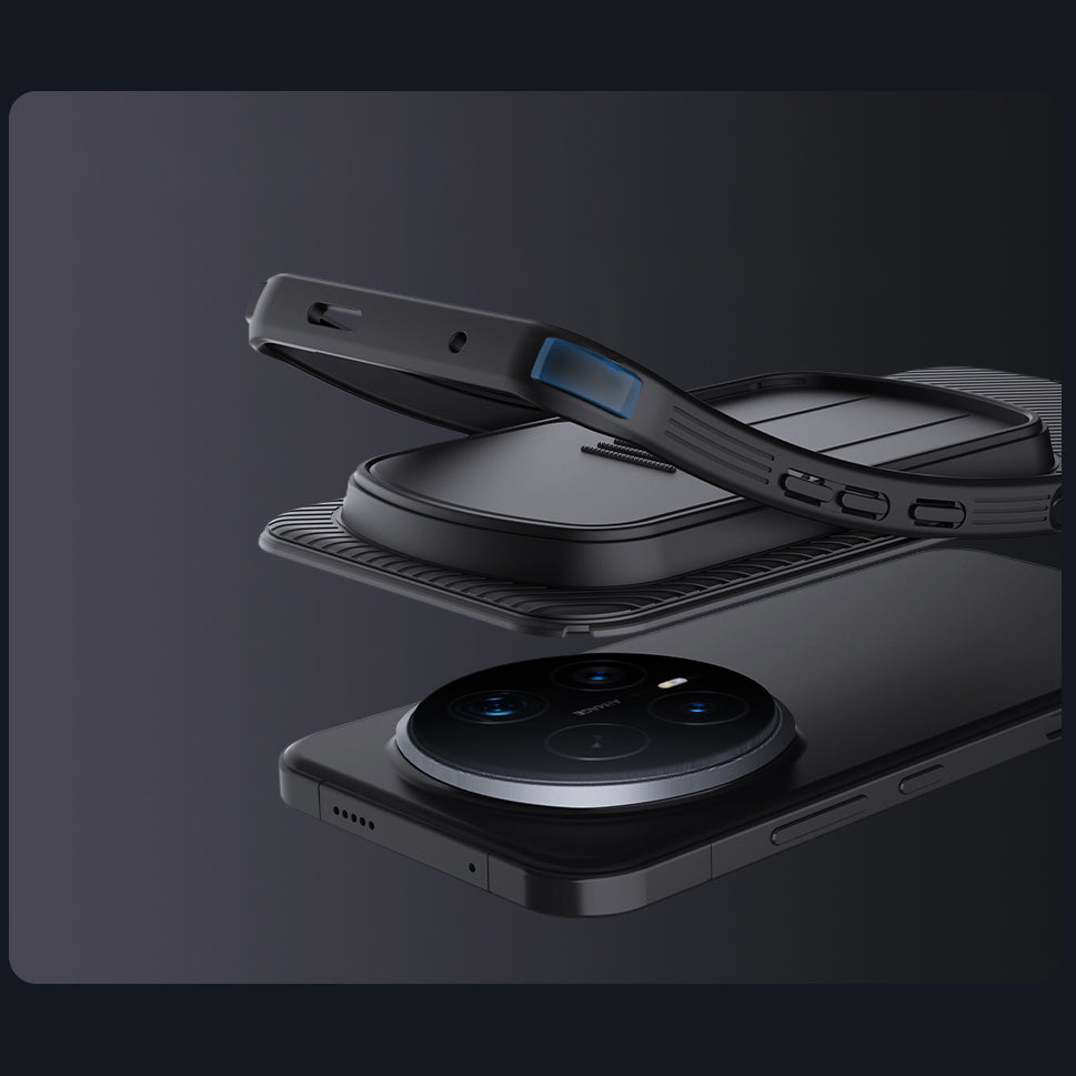 Handyhülle für Honor Magic8 Pro, Nillkin CamShield Pro, Schwarz