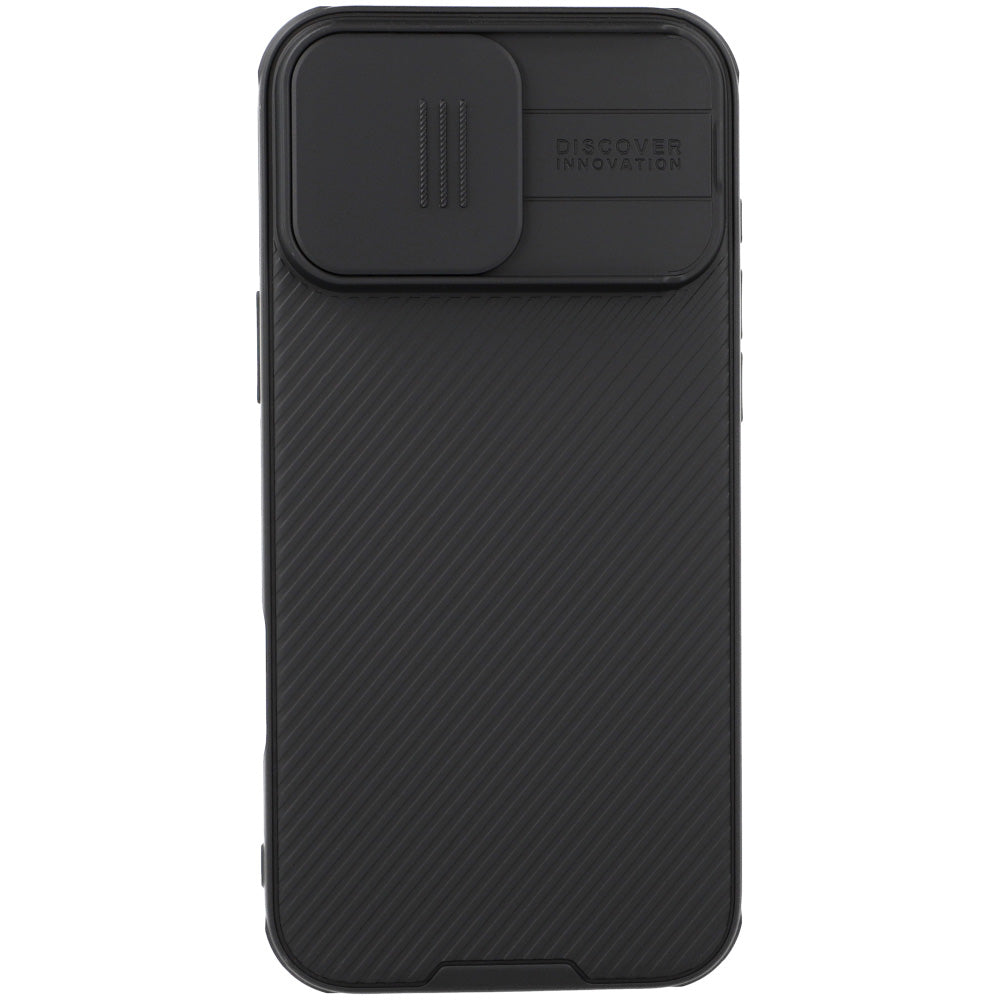 Schutzhülle für iPhone 16 Pro Max, Nillkin CamShield Pro, Schwarz