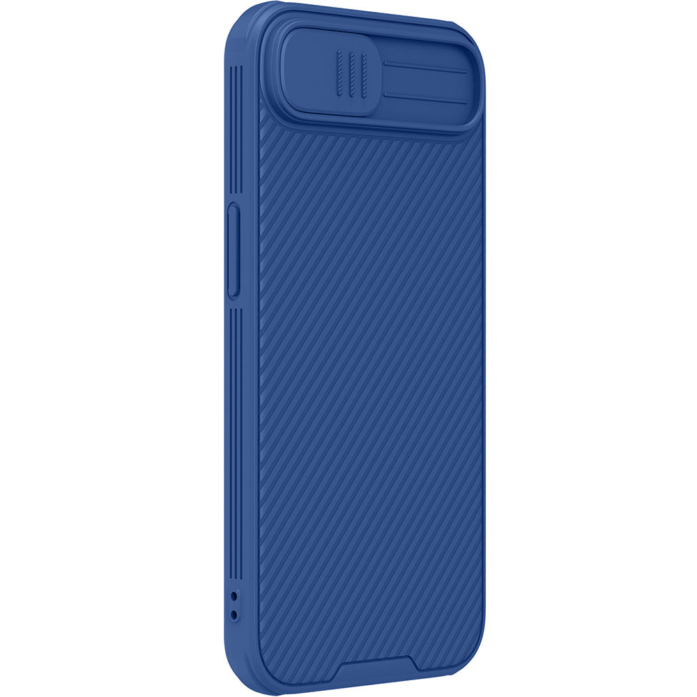 Handyhülle für iPhone 17e / 16e, Nillkin CamShield Pro, Dunkelblau