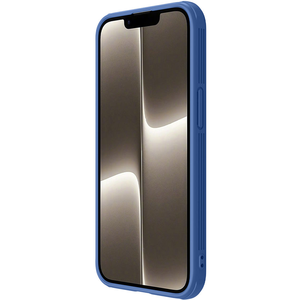 Handyhülle für iPhone 17e / 16e, Nillkin CamShield Pro, Dunkelblau