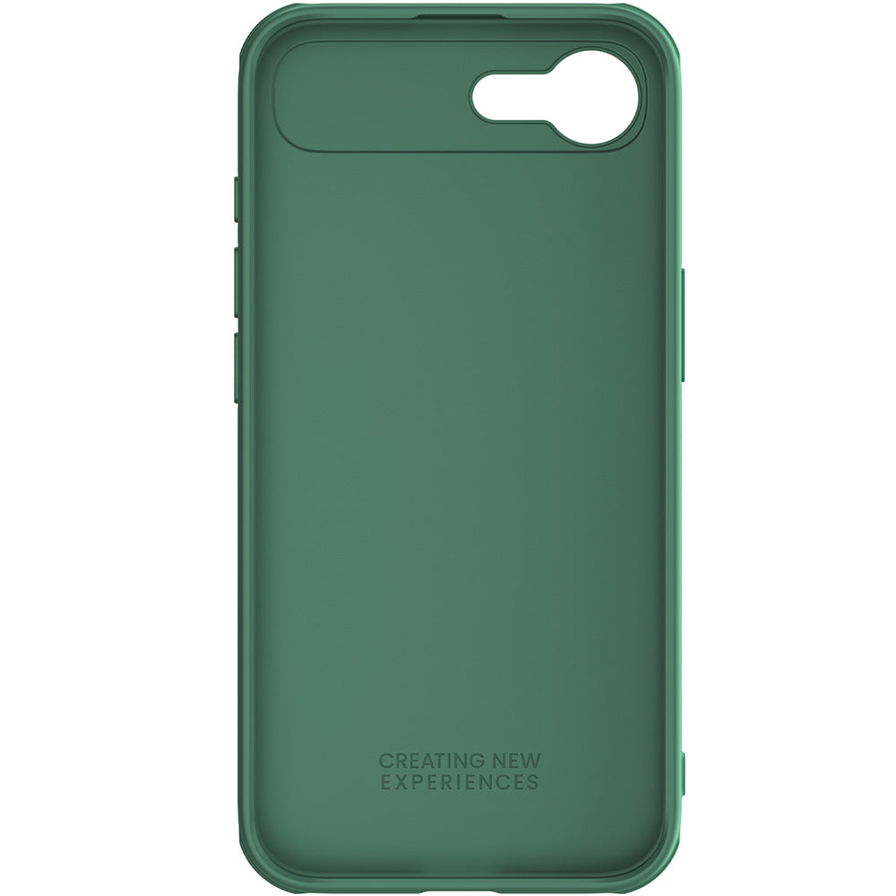 Handyhülle für iPhone 17e / 16e, Nillkin CamShield Pro, Dunkelgrün