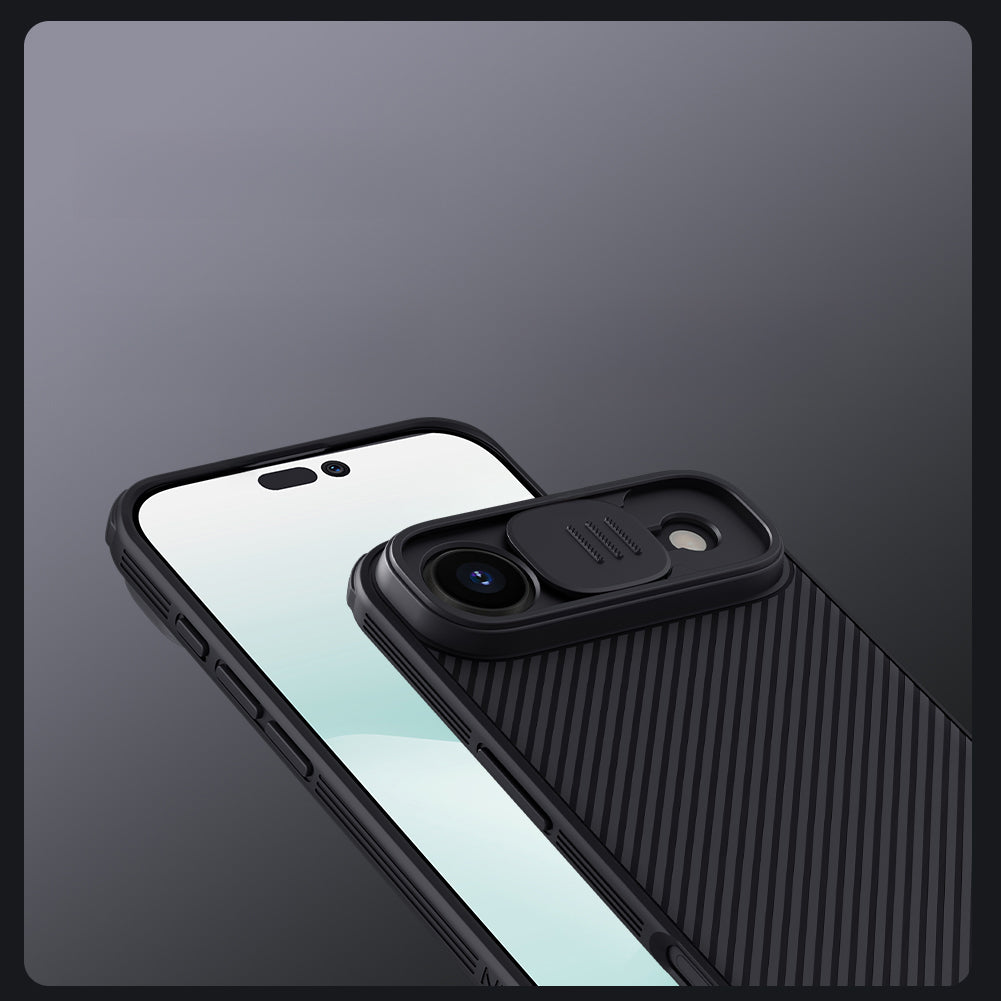 Handyhülle für iPhone Air, Nillkin CamShield Pro, Schwarz
