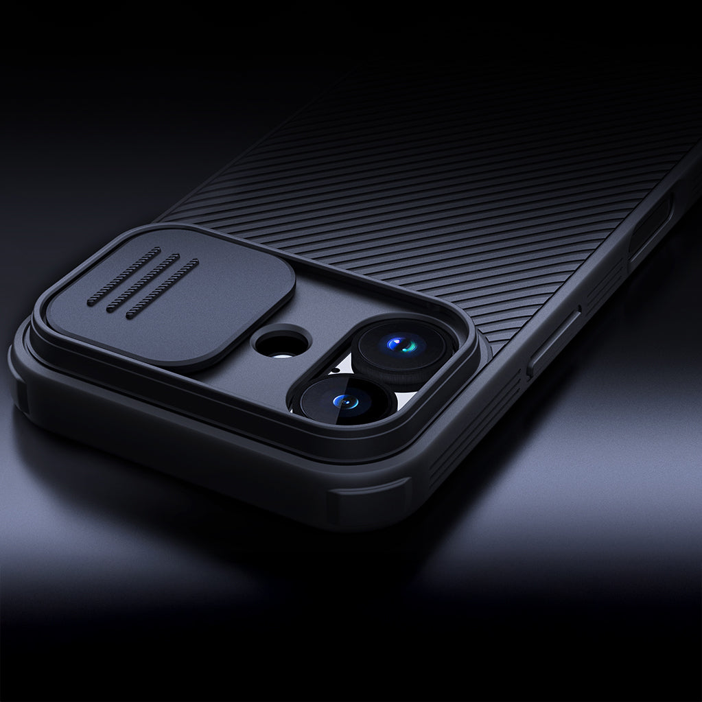 Handyhülle für iPhone 17, Nillkin CamShield Pro, Schwarz
