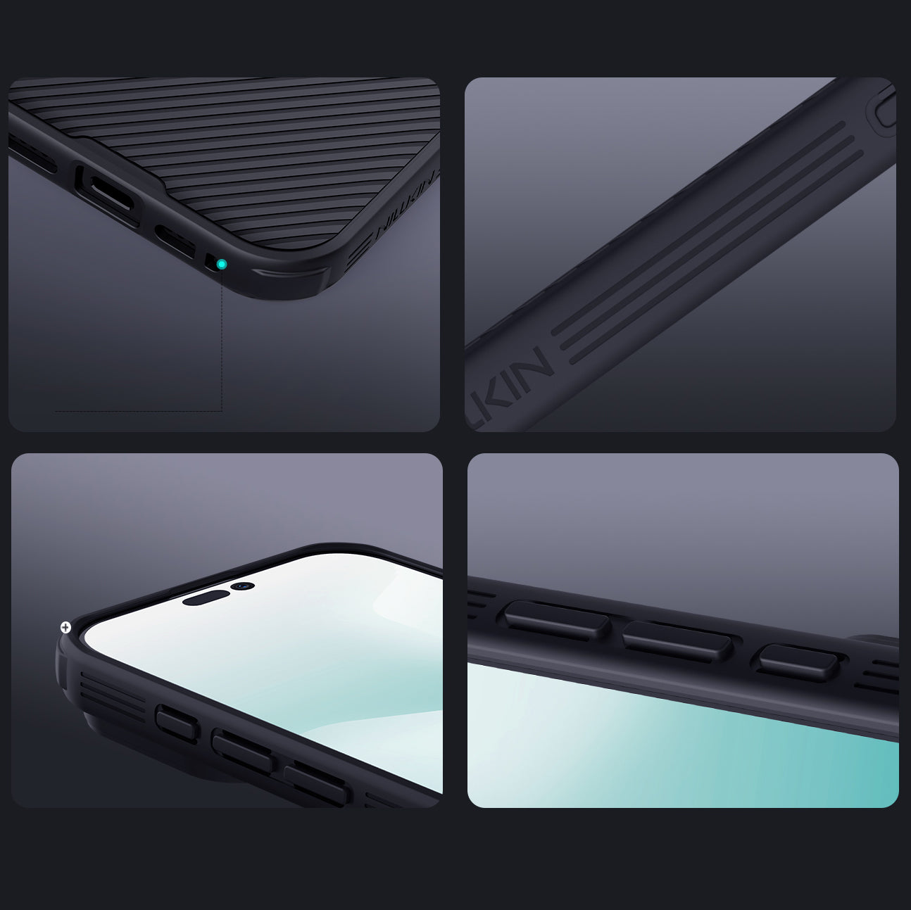 Handyhülle für iPhone 17, Nillkin CamShield Pro, Schwarz