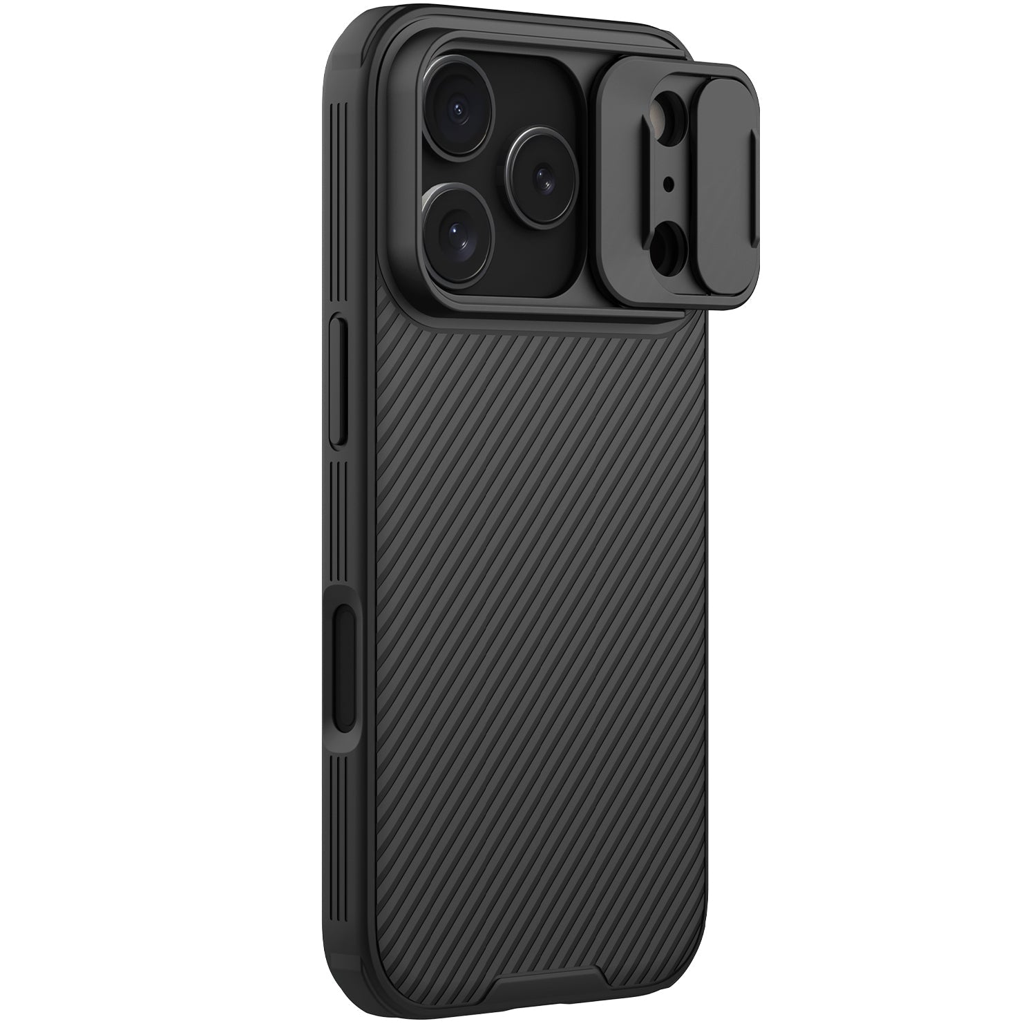 Handyhülle für iPhone 17 Pro, Nillkin CamShield Pro, Schwarz