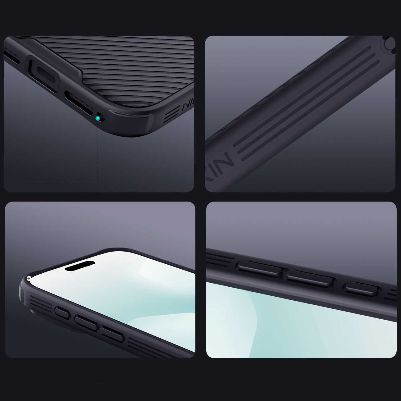 Handyhülle für iPhone 17 Pro, Nillkin CamShield Pro, Schwarz